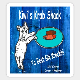 Kiwi's Krab Shack Sticker